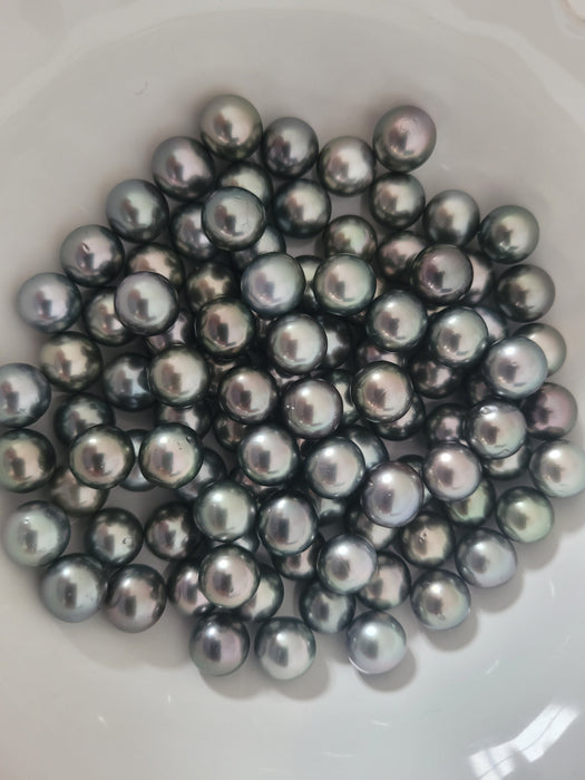 Tahiti Pearls loose 10 mm AAA semi-round shape |  The South Sea Pearl |  The South Sea Pearl