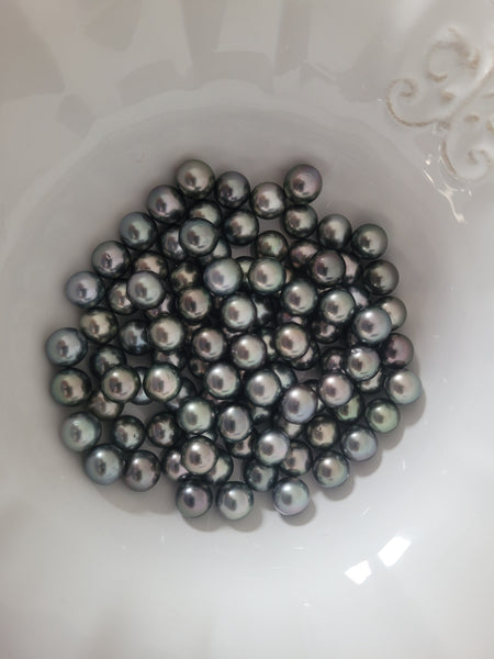 Tahiti Pearls loose 10 mm AAA semi-round shape |  The South Sea Pearl |  The South Sea Pearl