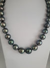 Tahiti Pearls 12-14 mm Dark Color and High Luster |  The South Sea Pearl |  The South Sea Pearl