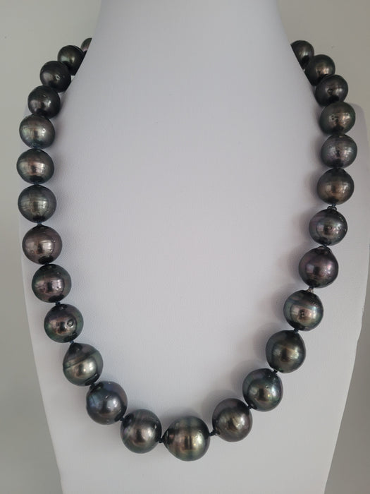 Tahiti Pearls 12-14 mm Dark Color amd High Luster |  The South Sea Pearl |  The South Sea Pearl