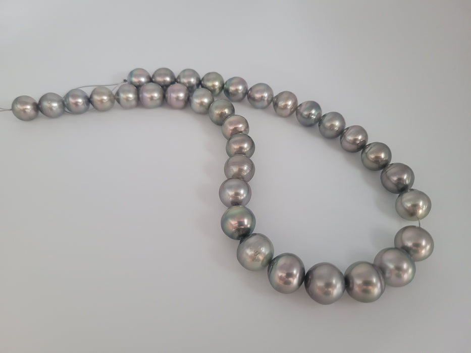 Tahiti Pearls 12-14 mm AAA High Luster Strand of 33  Pieces