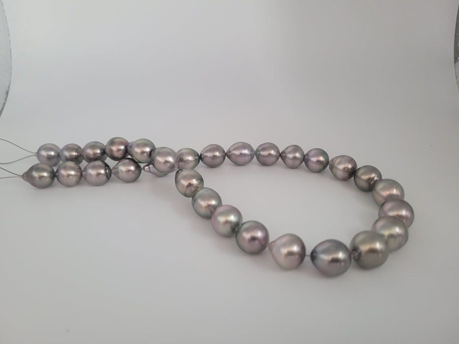 Tahiti Pearls Strand 12-13 mm High Luster AAA