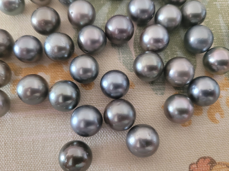 Tahiti Loose Pearls 11-12 mm AA Mixed Color Round