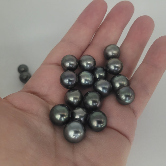 Tahiti Loose Pearls 12-13 mm AAA Dark Color Excellent Luster