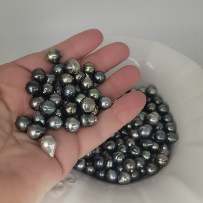 Tahiti Loose Pearls 8-9 mm Drop & Oval shapes