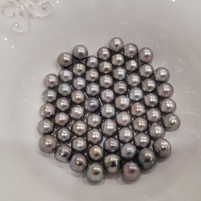 Tahiti Pearls 9-10 mm Silver Color Very High Luster