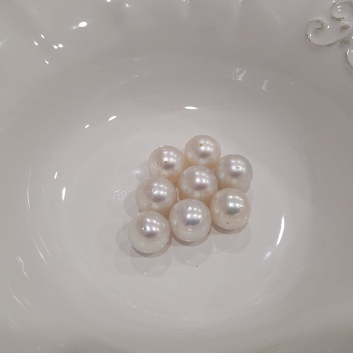 Perle sciolte Mari del Sud bianche 13 mm