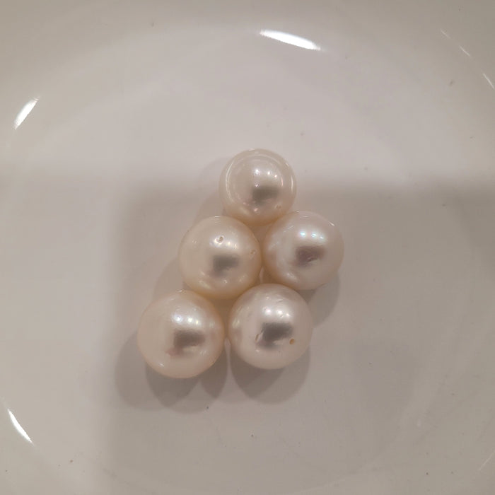 White South Sea Pearls 12 mm Round High Luster