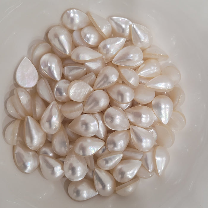 Australian South Sea Mabe Pearls Teardrop 11x18 mm AAA