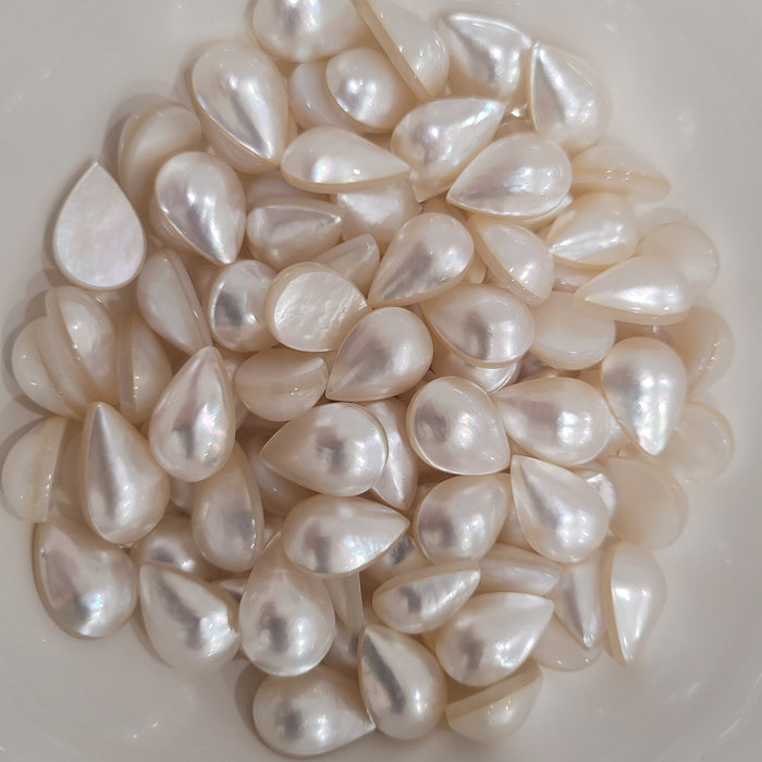 Australian South Sea Mabe Pearls Teardrop 11x18 mm AAA