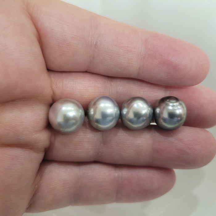 Tahiti Pearls 12 mm, Silver Color, High Luster