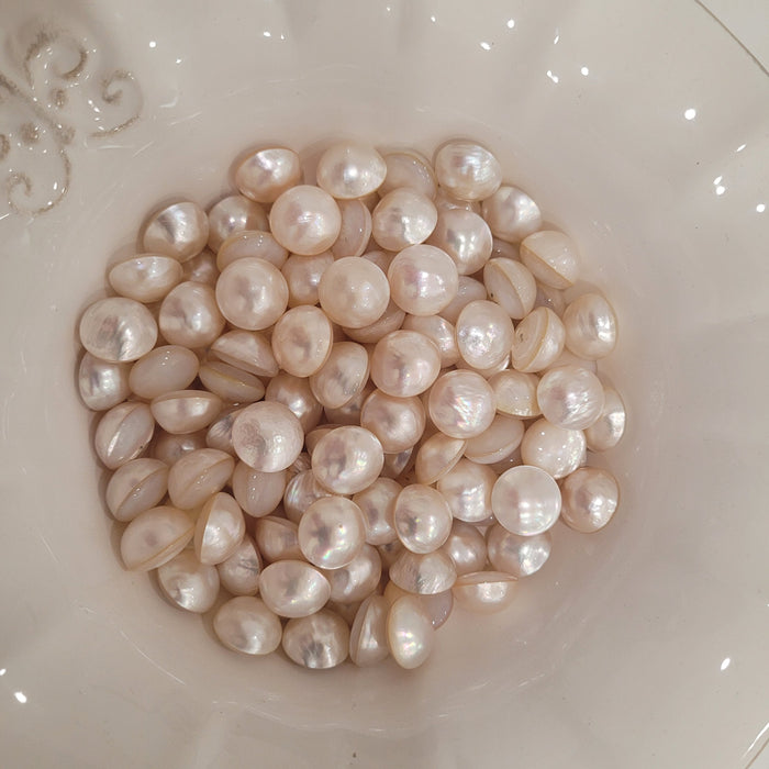 Australian South Sea Mabe Pearls 13-13.5 mm White Round