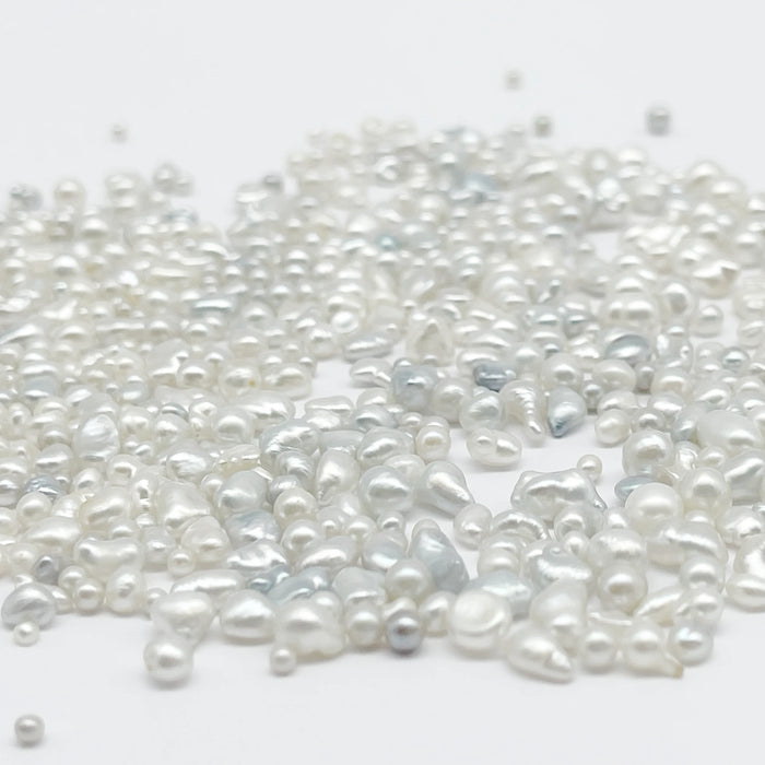 Keshi White South Sea Pearls 2-4 mm Grade 1