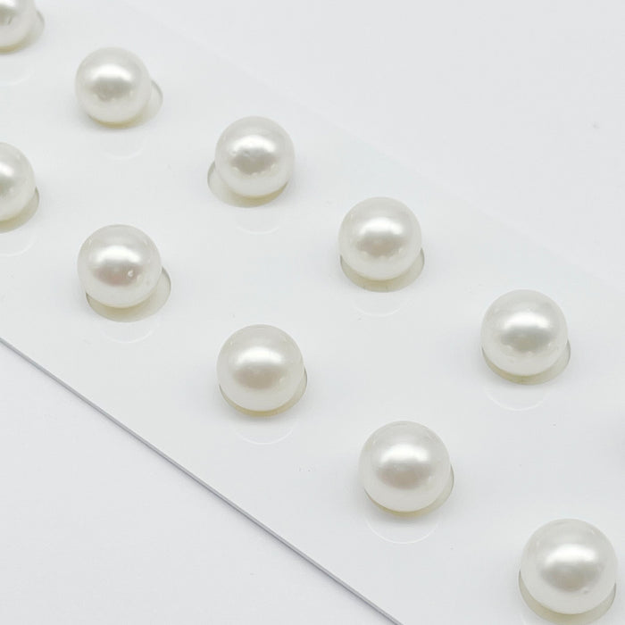 White South Sea Pearls 9 mm Round High Luster