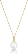 Akoya Cultured Pearl 8-8.5 mm Round 18K Gold Pendant | The South Sea Pearl |  The South Sea Pearl