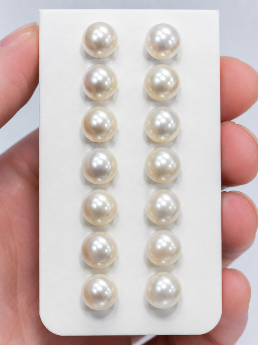 Akoya Cultured Pearls Pairs 9.5-10 mm AAA