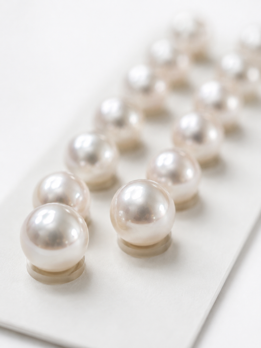 Akoya Cultured Pearls Loose Pairs 9-9.5 Round AAA