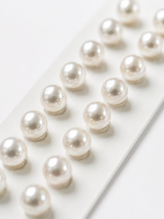 Akoya Cultured Pearls Loose Pairs 9-9.5 Round AAA