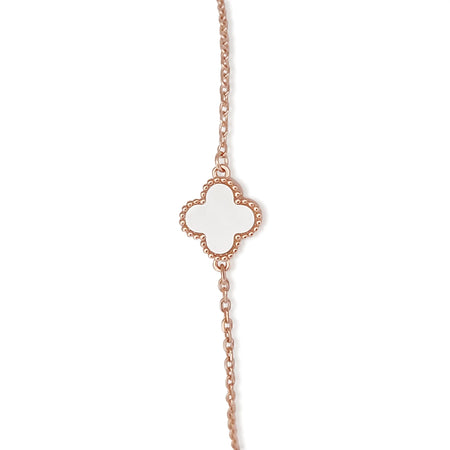 Bracelet made of Mother of Pearl and 925 Siver Rose Gold | The South Sea Pearl |  The South Sea Pearl