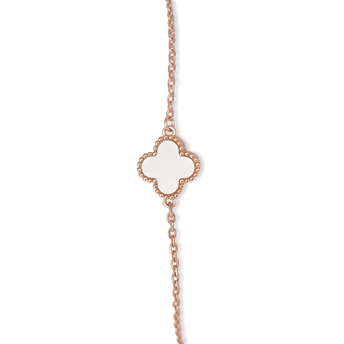 Bracelet made of Mother of Pearl and 925 Siver Rose Gold | The South Sea Pearl |  The South Sea Pearl