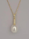 Cultured Pearl Tear-Drop Shape 9-10 mm AAA Pendant | The South Sea Pearl |  The South Sea Pearl