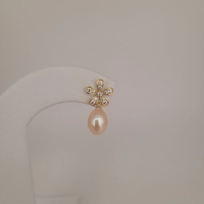 Cultured Pearls AAA Ttear-Drop 8-8.5 mm Silver 925 | The South Sea Pearl |  The South Sea Pearl