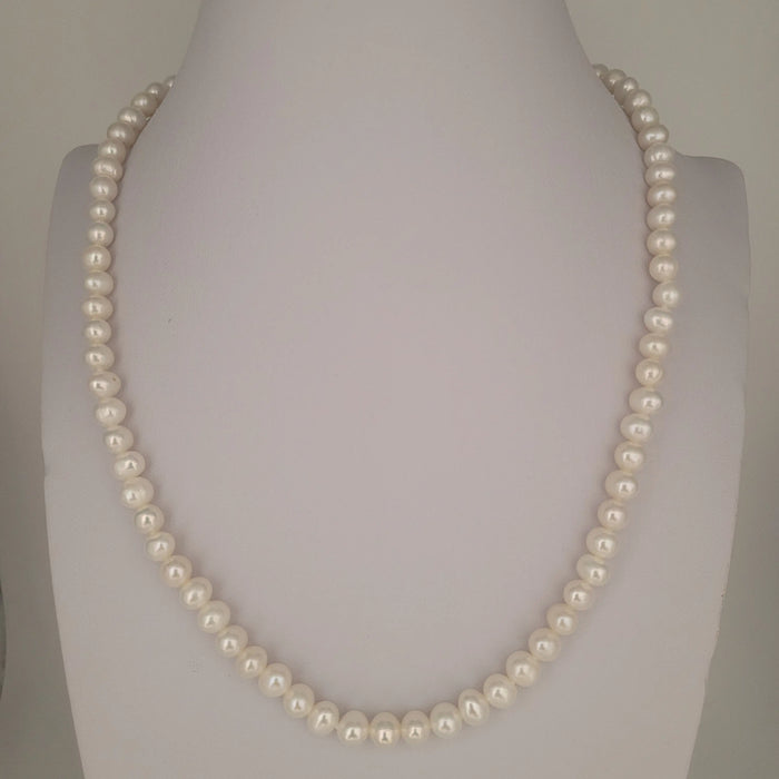 Cultured Pearls Necklace 5-6 mm Silver Clasp | The South Sea Pearl |  The South Sea Pearl
