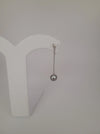 Earrings of Tahiti Pearls AAA, Diamonds 0.20 Carats, White Solid Gold 18K | The South Sea Pearl |  The South Sea Pearl