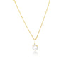 Gold Pendant 18K, Diamond  and Australian Mabe Pearl | The South Sea Pearl |  The South Sea Pearl