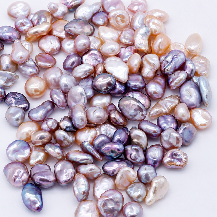 Keshi Natural Color 7-9 mm Fresh Water Cultured Pearls AAA