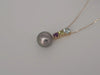Necklace of Tahiti Pearl, 18K Gold and Precious Stones | The South Sea Pearl |  The South Sea Pearl