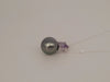Pendant Necklace Tahiti Pearl 9 mm AAA, Precious Stone, 18K Solid Gold | The South Sea Pearl |  The South Sea Pearl