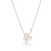 Pendant Necklace of Mother of Pearl and Silver 925 Rose Gold | The South Sea Pearl |  The South Sea Pearl