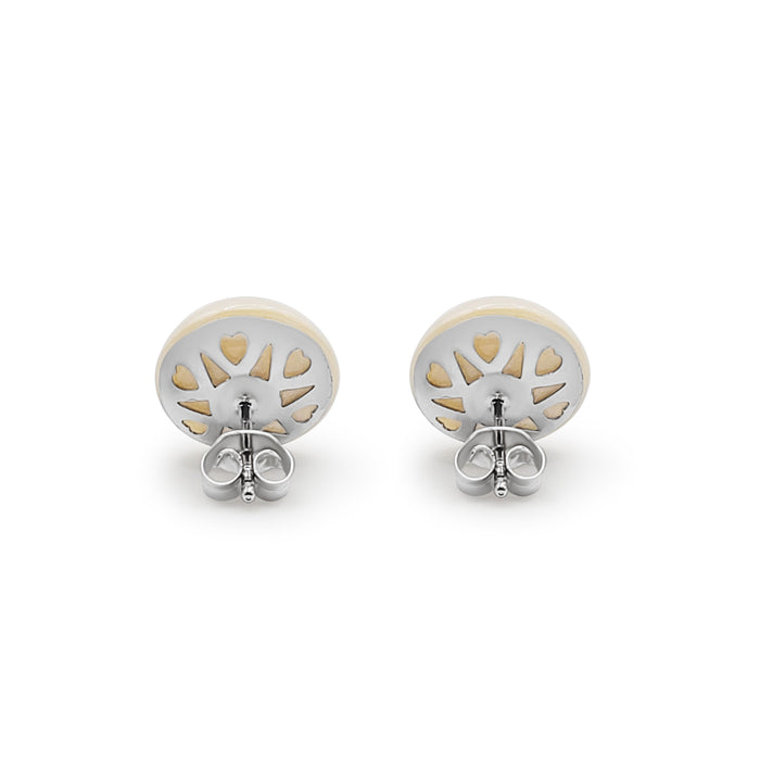 Australian South Sea Mabe Pearls 11 mm Stud Earrings