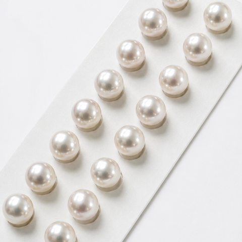 Akoya Cultured Pearls Loose Pairs 9-9.5 Round AAA