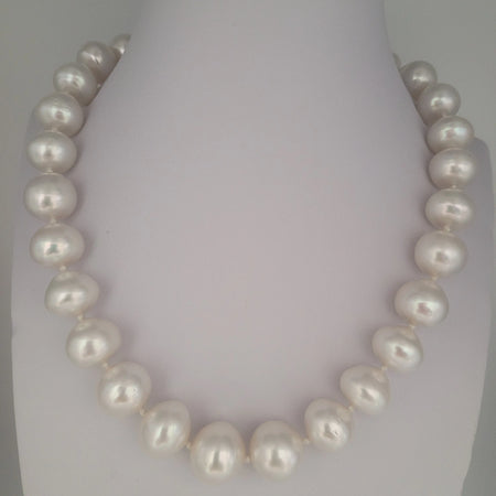 South Sea Pearl Necklace 13-15 mm Very High Luster 18K Gold Clasp | The South Sea Pearl |  The South Sea Pearl