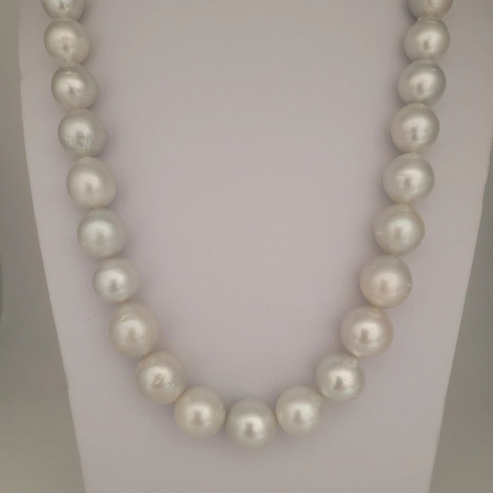 South Sea Pearls 10-13 mm Semi-Round 18K Gol Clasp | The South Sea Pearl |  The South Sea Pearl