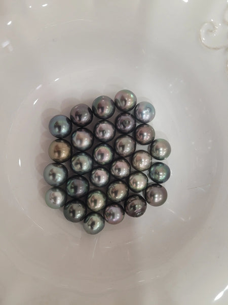 Tahiti Loose Pearls 11-12 mm Semi-round Natural Multicolor and Very High Luster | The South Sea Pearl |  The South Sea Pearl