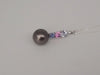 Tahiti Pearl 9-10 mm and Natural Sapphires, 18K Gold Pendant | The South Sea Pearl |  The South Sea Pearl