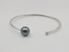 Tahiti Pearl Bracelet 10 mm AAA Dark Color in silver 925 and | The South Sea Pearl |  The South Sea Pearl