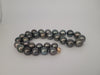 Tahiti Pearl Necklace 12-15 mm Round, Dark Color, High Luster, 18K Gold Clasp | The South Sea Pearl |  The South Sea Pearl