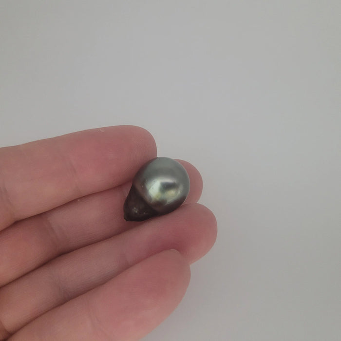 Tahiti Pearl Tear-Drop Shape Large size 22 x 15 mm | The South Sea Pearl |  The South Sea Pearl