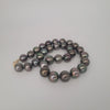 Tahiti Pearls 12-13 mm Black-Green Color Very High Luster 18K Gold Clasp | The South Sea Pearl |  The South Sea Pearl