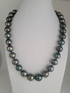 Tahiti Pearls 12-14 Dark Color and High Luster |  The South Sea Pearl |  The South Sea Pearl