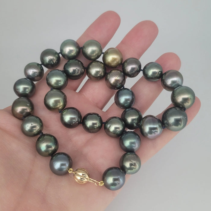 Tahiti Pearls 12-14 mm Very High Luster 18K Gold Clasp | The South Sea Pearl |  The South Sea Pearl