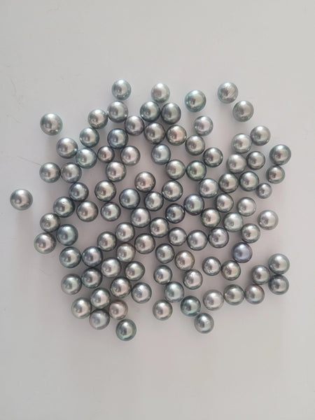 Tahiti Pearls Loose AAA 10 mm Round and Semiround with High Luster | The South Sea Pearl |  The South Sea Pearl