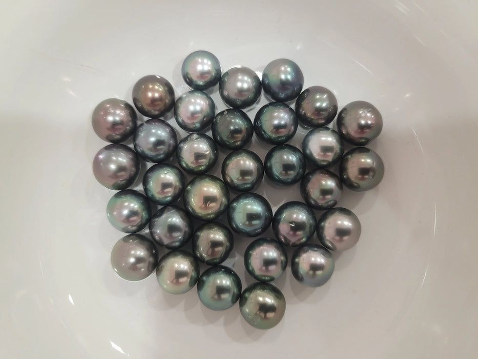 Tahiti Pearls Loose Round 10-11 mm Natural Color High Luster | The South Sea Pearl |  The South Sea Pearl