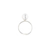 White South Sea Pearl 9 mm Ring Solitaire | The South Sea Pearl |  The South Sea Pearl