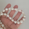 White South Sea Pearls 10-12 mm Baroque Shape Very High Luster | The South Sea Pearl |  The South Sea Pearl