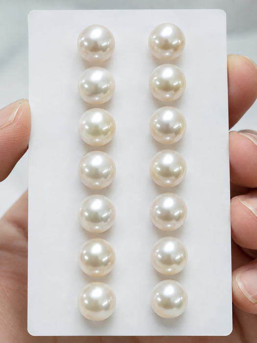 Akoya Cultured Pearls Pairs 9.5-10 mm AAA